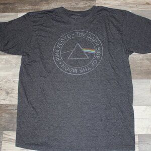 Grey Men's XL Pink Floyd Dark Side Of The Moon Charcoal Heather T-Shirt Soft